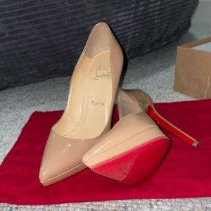 Christian Louboutin Pigalle Plato 120 pump!Size 36